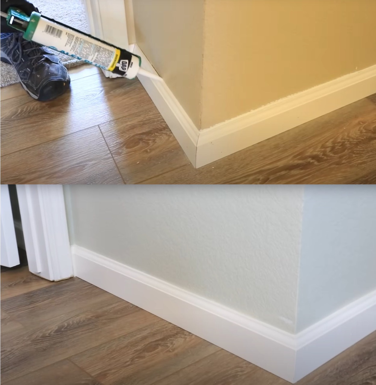 Professional baseboard installation